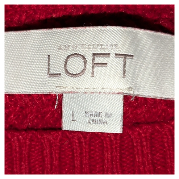 Anne Taylor Loft sweater crewneck large - Picture 2 of 3